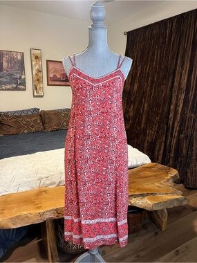 smocked flutter sleeve denim midi dress with washwell NWT GAP Smocked Flutter Sleeve Denim Midi Dress Washwell Peasant Bohemian XS Pet